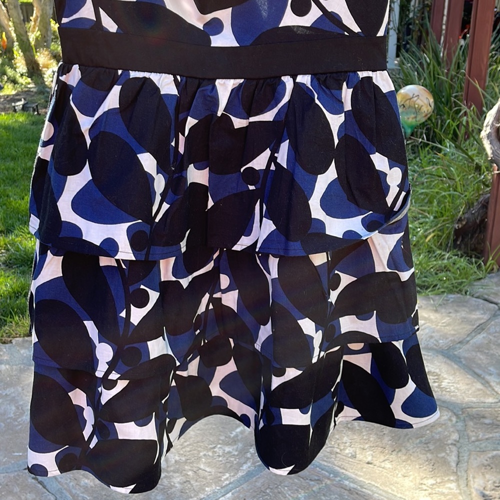 🌺 WESTON 4 ANTHROPOLOGIE; BNWT & RARE Beautiful Nightblue Dress in Misses Sz S! - Picture 5 of 14